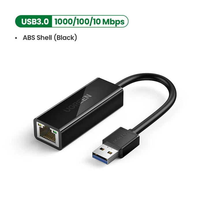 UGREEN USB Ethernet Adapter USB 3.0 Network Card to RJ45 Lan for PC Windows Laptops - 5