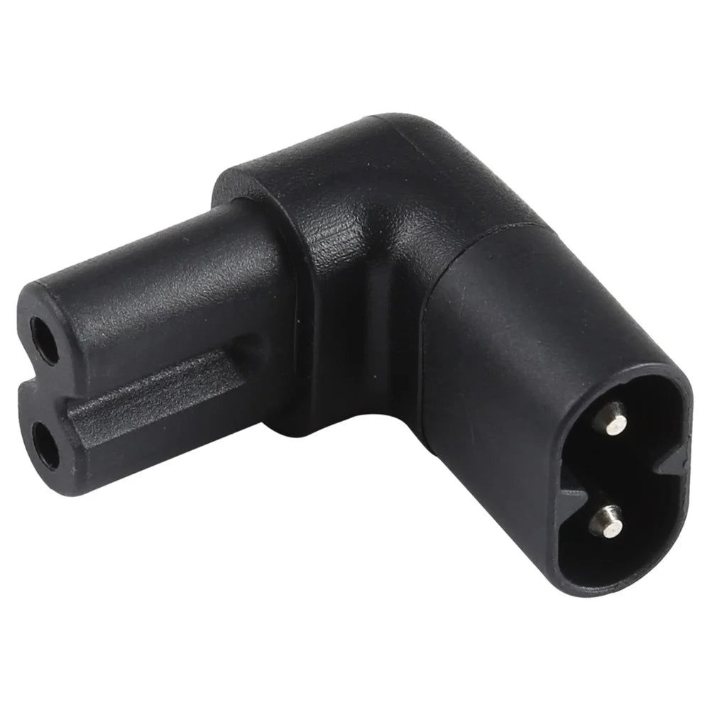 C7 to C8 Right Angle AC Power Socket Adapter - 1