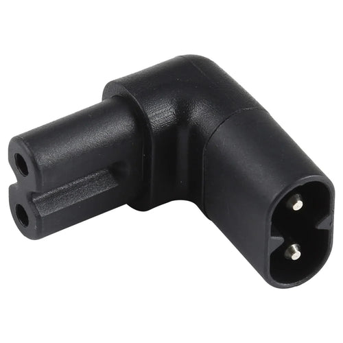 C7 to C8 Right Angle AC Power Socket Adapter - 1