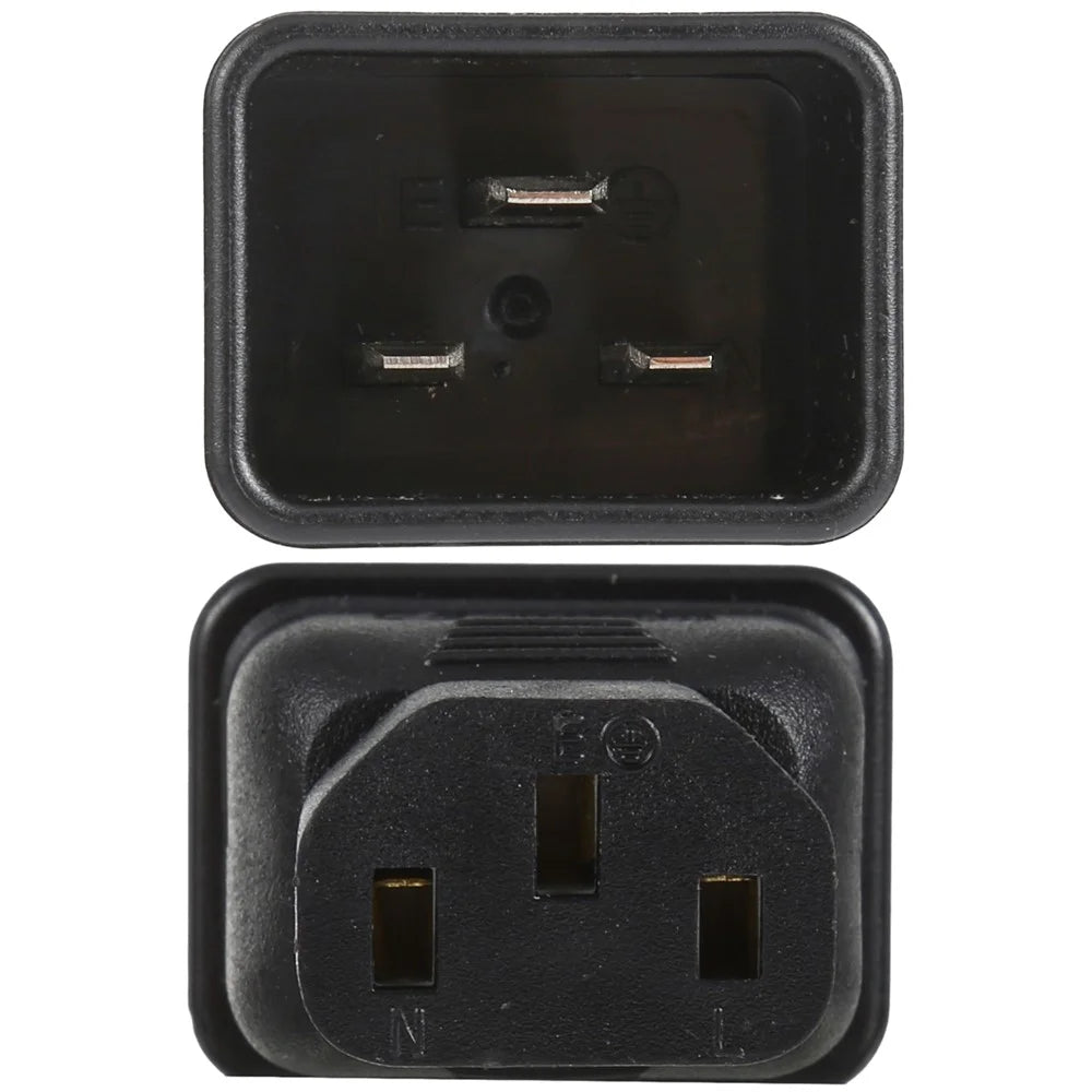 C13 to C20 AC Power Plug Adapter Converter Socket - 3
