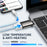 JOYROOM S-H151 Type-C Male to USB Female Adapter Data Transmission Charging Converter Connector - 3