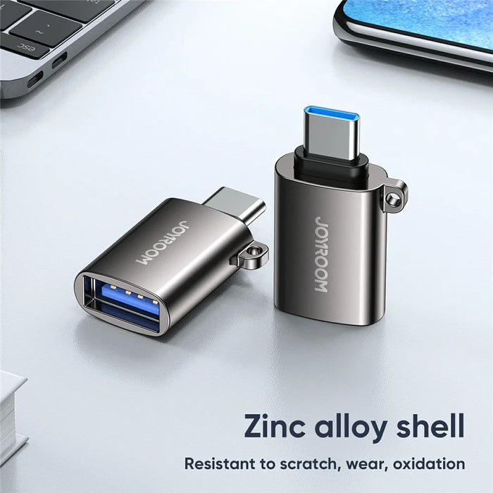 JOYROOM S-H151 Type-C Male to USB Female Adapter Data Transmission Charging Converter Connector - 5