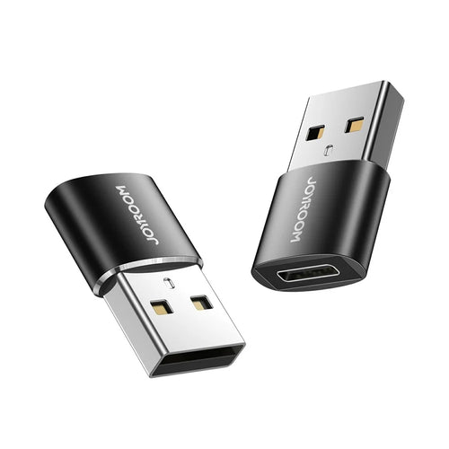 2pcs JOYROOM S-H152 USB to Type C OTG Adapter USB Male to USB-C Female Converter for Laptop Mobile Phone - 1