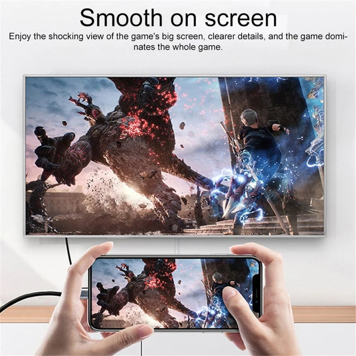 Portable 2-in-1 4K 60Hz DP Male to Type-C Charging + Type-C Female Adapter - 7