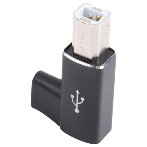 Type-C Female to MIDI Male Adapter Converter for Electric Piano Printer - Black - 1