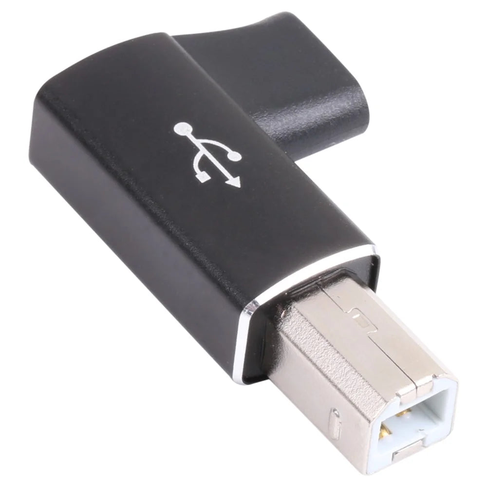 Type-C Female to MIDI Male Adapter Converter for Electric Piano Printer - Black - 3