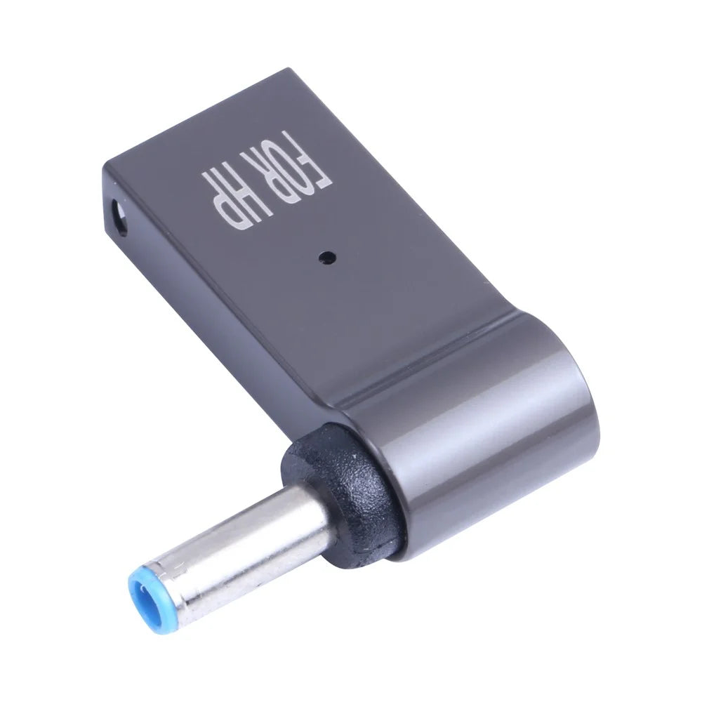100W Type-C Female to DC 4.5x3.0mm Male Laptop Charging Converter Plug Charge Cable Adapter for HP - 1