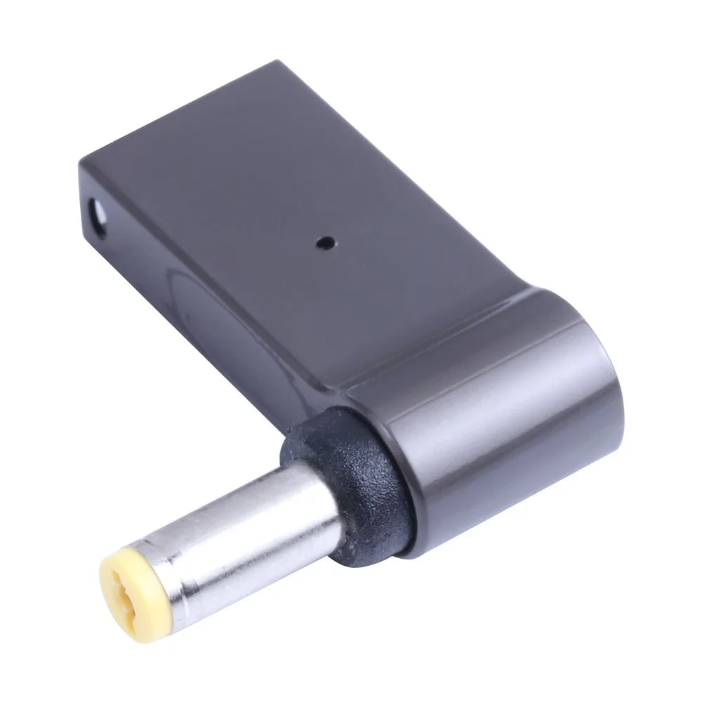 100W Type-C Female to DC 5.5x1.7mm Male Right Angle Fast Charging Converter Plug Laptop Adapter for Acer - 2