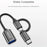 YESIDO GS02 2-in-1 Type C/Micro to USB OTG Adapter Cable Connector for Samsung Xiaomi Huawei MacBook - 5