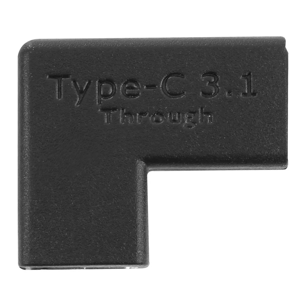 Type-C Female to Type-C Female Right Angle Phone Charging Adapter - 5