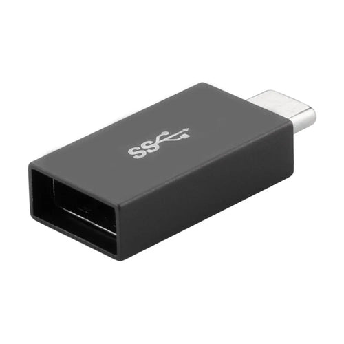 Portable USB-C Male to USB-A Female OTG Connector Adapter - Grey - 1