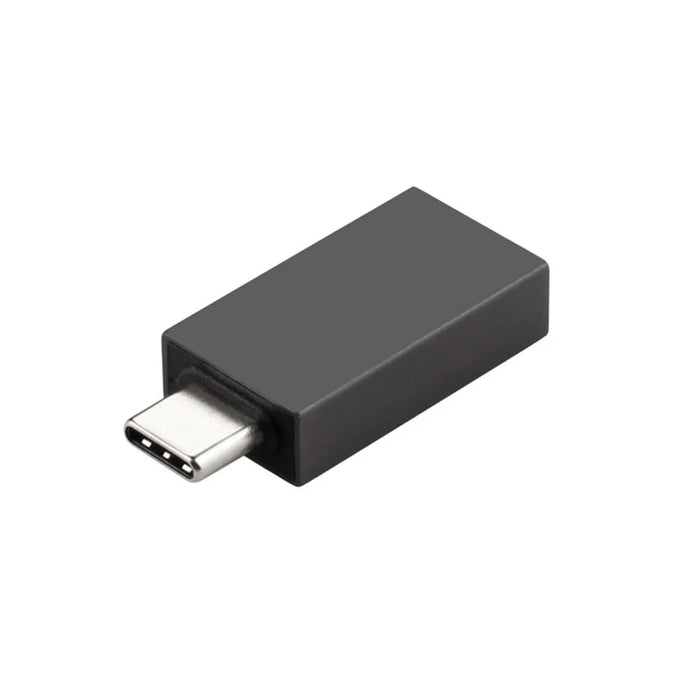Portable USB-C Male to USB-A Female OTG Connector Adapter - Grey - 2