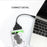 USB-C to 22-pin SATA Adapter Converter High-Speed Data Transfer Cable for 2.5 inch HDD SSD - Black - 2
