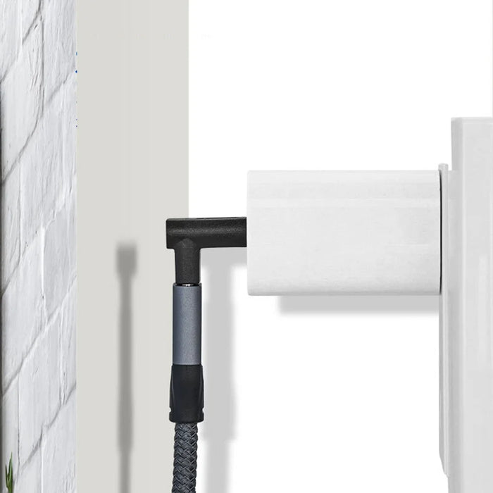 USB3.1 Type-C Male to Female 90 Degree Elbow Adapter High-Speed Data Sync Converter Support PD Fast Charge - 6