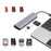 YSTC9048 9 in 1 Multi-port USB C Hub Portable High-speed Data Sync Converter USB C to USB3.0 TF SD Adapter Support HD  VGA - 4