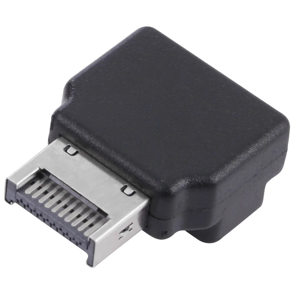 Type E Female to Male Adapter 90 Degree Converter PC Motherboard Extender - 2