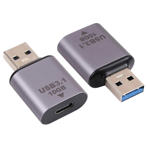 USB 3.1 to Type C Adapter Up to 10Gbps Data Transfer Speeds Aluminum Shell Laptop Computer USB C Connector - 1