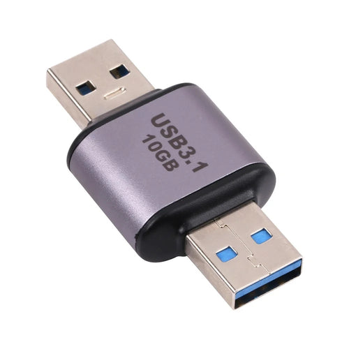 USB 3.1 Male to Male Adapter Aluminum 10Gbps High-Speed Data Transfer for Laptop Computer - 1