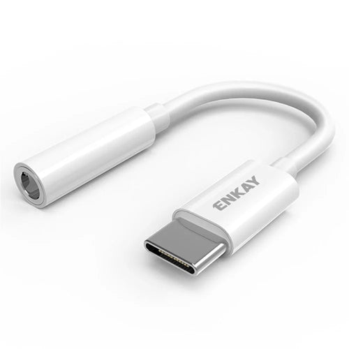 ENKAY HAT PRINCE ENK-AT107 USB C Male to 3.5mm Female Headphone Jack Adapter Type C to Aux Audio Cable Cord - 1