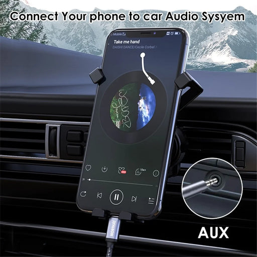 NORTHJO 1m USB C to Aux Cord 3.5mm Audio Male Headphone Car Stereo Headphone Converter Audio Jack Wire - 2
