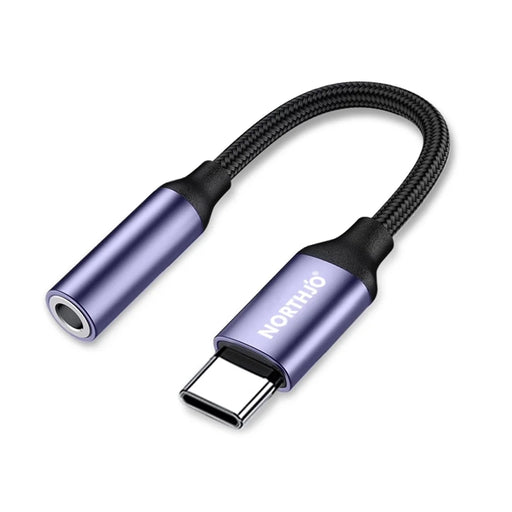NORTHJO 12cm Type-C to 3.5mm Audio Cable DAC Digital Decoding Chip AUX Adapter Cord - 1