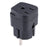 Portable Travel 3-Hole US to EU Plug Conversion Adapter Power Socket Converter Plug - 3
