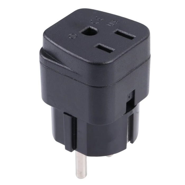 Portable Travel 3-Hole US to EU Plug Conversion Adapter Power Socket Converter Plug - 3