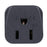 Portable Travel 3-Hole US to EU Plug Conversion Adapter Power Socket Converter Plug - 5