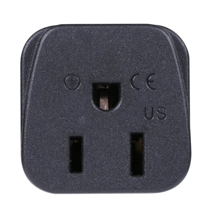 Portable Travel 3-Hole US to EU Plug Conversion Adapter Power Socket Converter Plug - 5