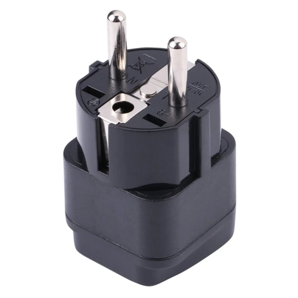 3-Hole AU to EU Plug Adapter Portable Travel Power Socket Conversion Plug - 4