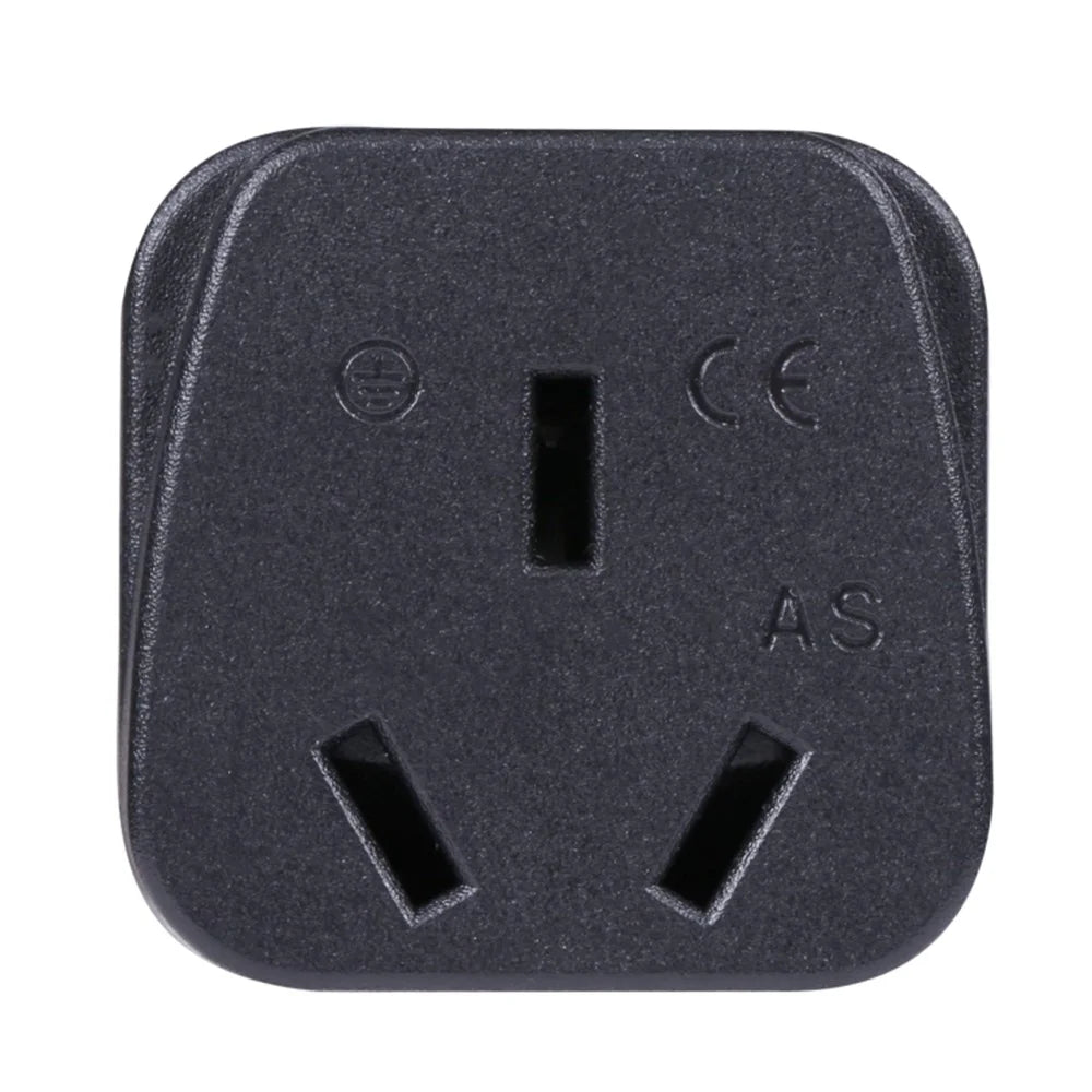 3-Hole AU to EU Plug Adapter Portable Travel Power Socket Conversion Plug - 5