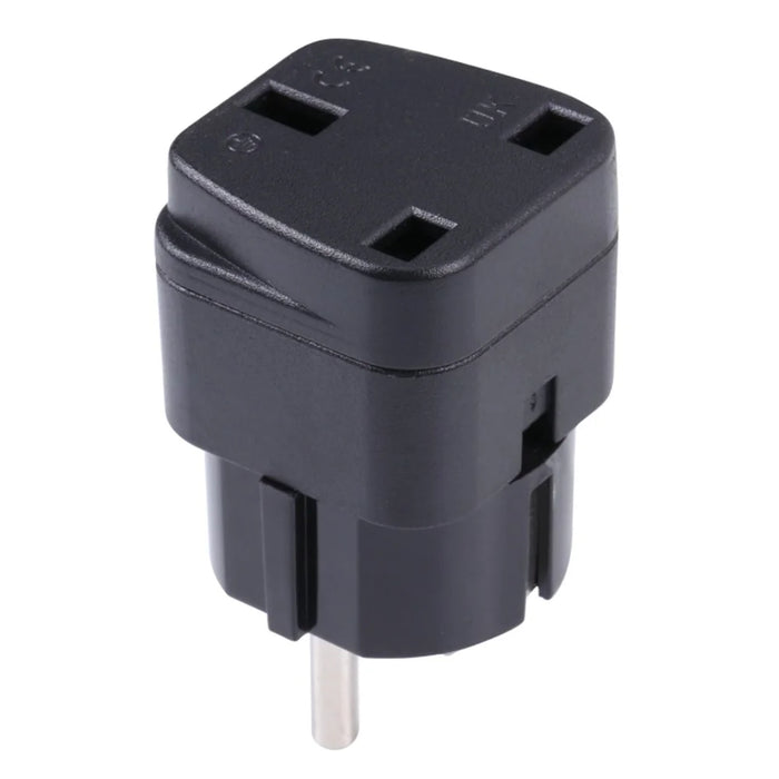 Portable Travel UK to EU Plug Power Outlet Adapter Socket Converter Plug - 3