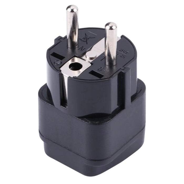Portable Travel UK to EU Plug Power Outlet Adapter Socket Converter Plug - 4