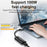 DC7909 + Type-C + USB to Type-C Multi-function Adapter Laptop Power Adapter Converter - 2