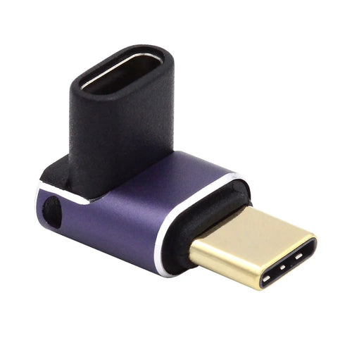 Up and Down Angle Type-C Female to Male Mini Adapter Support 240W Charging / 40Gbps Transmission Converter - 1