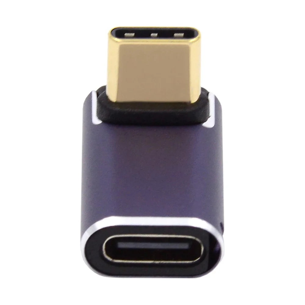 40Gbps Transmission 240W USB Type-C Female to Male Angled Adapter Mini Converter with Indicator - 7