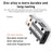 Straight Head 120W Type-C Female to USB 3.0 Male Zinc Alloy Adapter Converter Support Data Transfer and Charging - Silver - 5