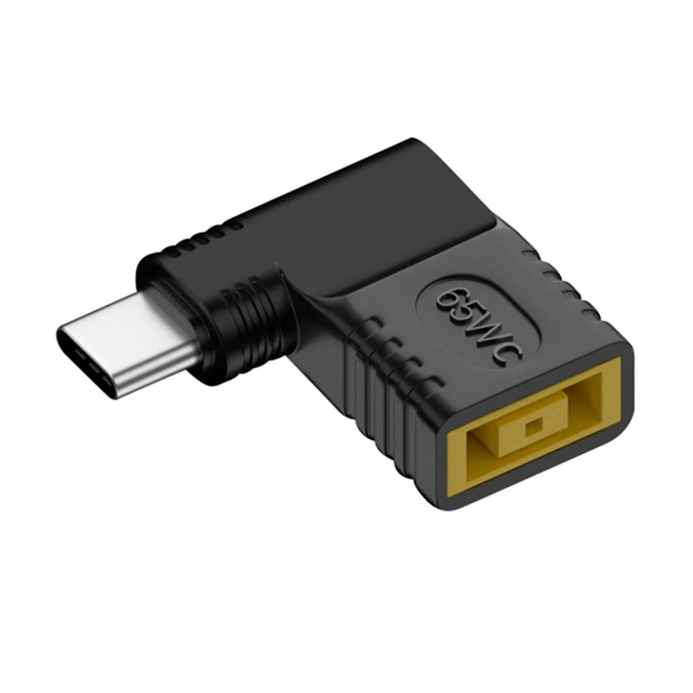 65W DC Square to USB Type-C PD Power Adapter Female to Male Converter for Mobile Phone / Tablet / Laptop - 1