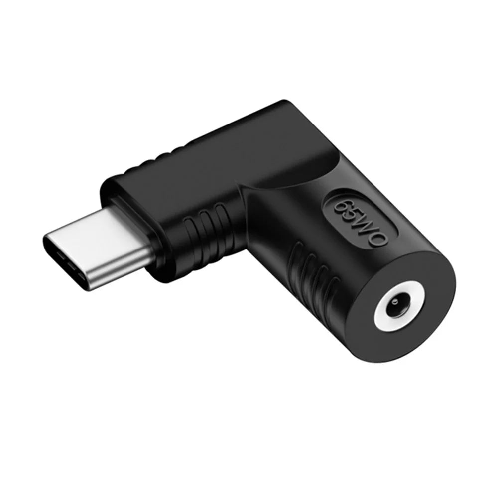 DC 2.5x0.7mm to Type-C Connector PD 65W Power Adapter for Mobile Phone / Tablet / Laptop Converter - 1
