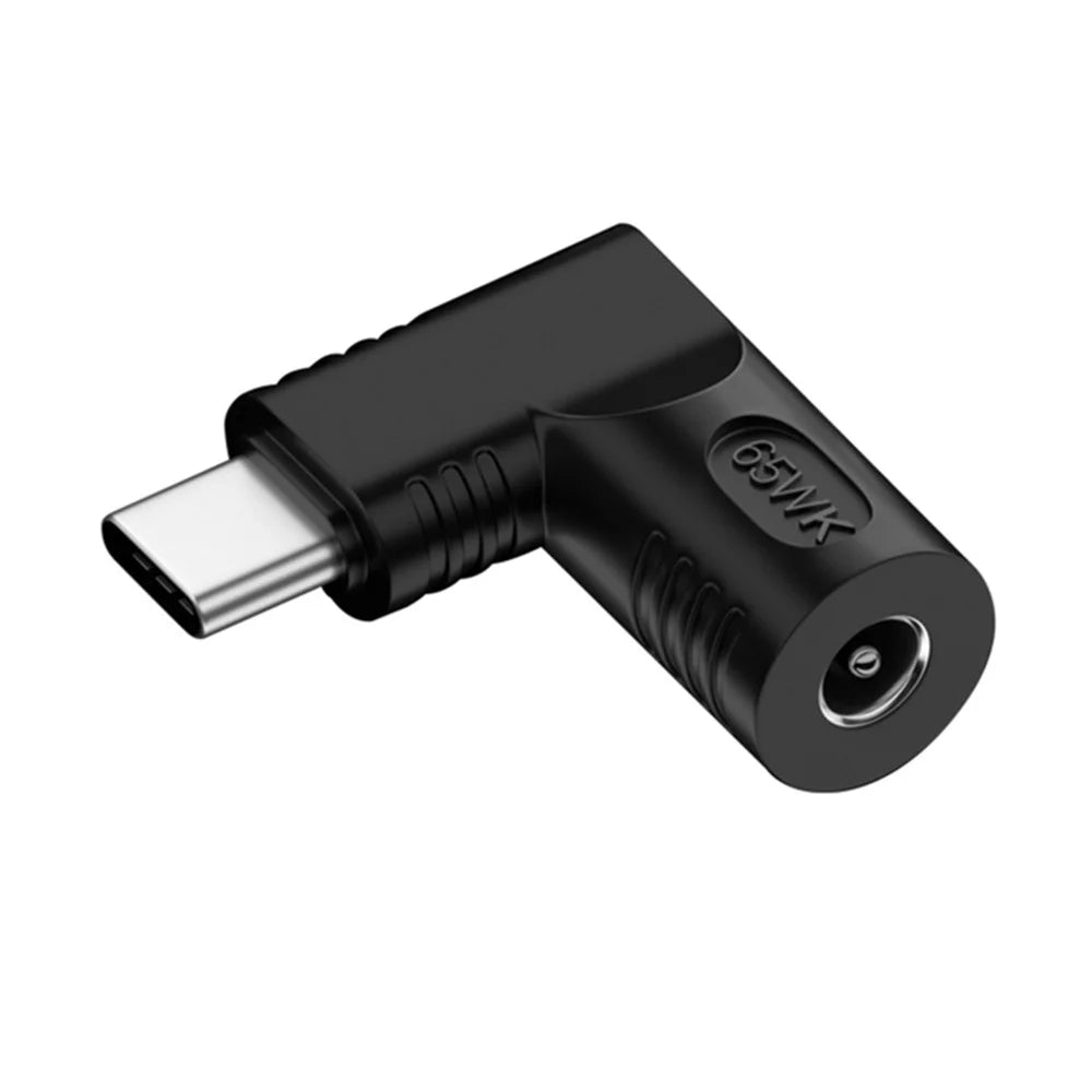 DC 4.0x1.7mm to Type-C PD 65W Mini Power Adapter for Mobile Phone / Tablet / Laptop PVC Converter - 1
