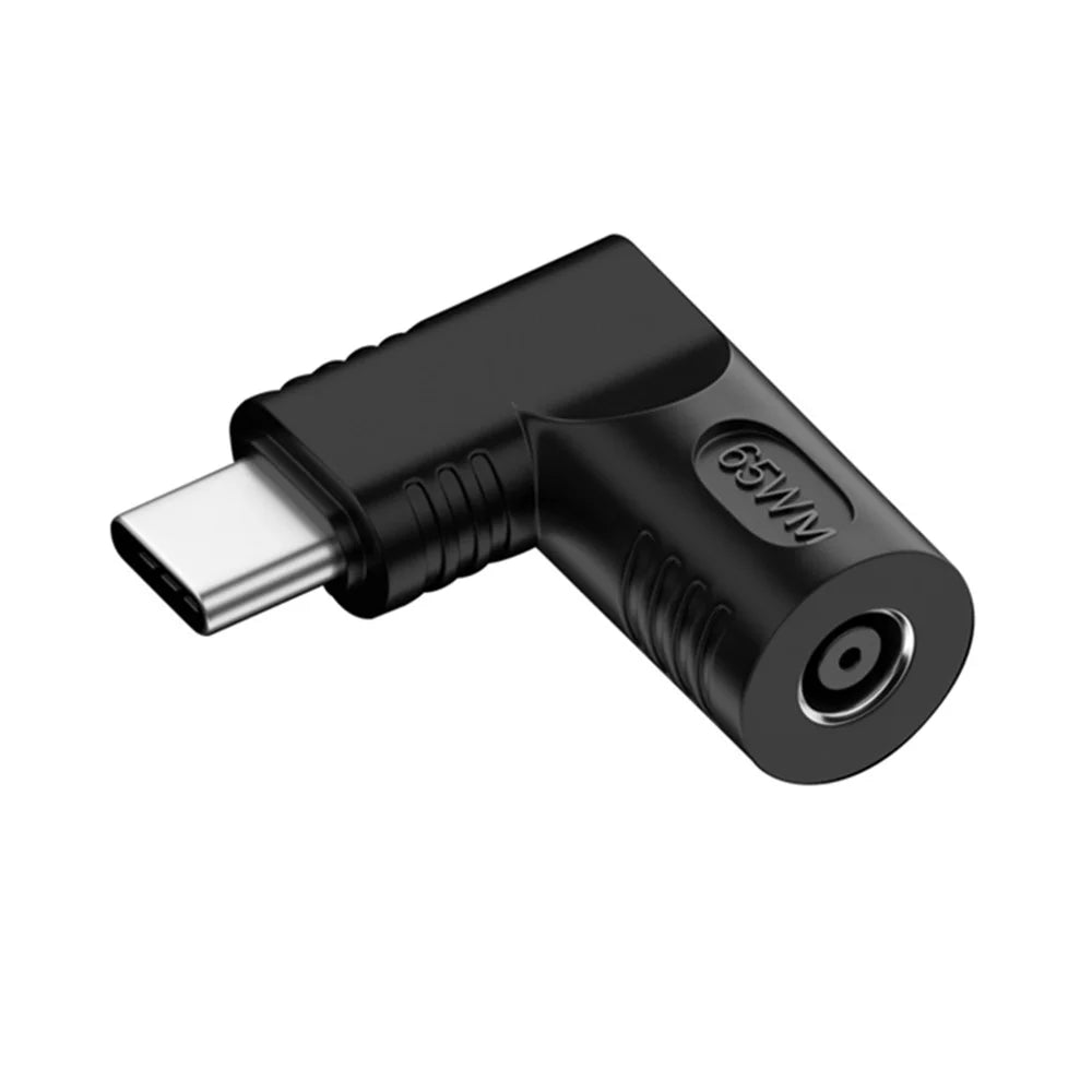 DC 4.5x0.6mm to Type C PD 65W Power Jack Connector for Mobile Phone / Tablet / Laptop Universal Charger Adapter Converter - 1