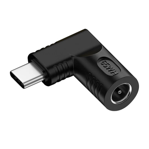 DC 5.5x1.7mm Female to Type C Male Power Jack PD 65W Fast Charging Connector for Mobile Phone / Tablet / Laptop - 1