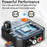 BR05 2 in 1 Wireless Bluetooth-compatible Transmitter Receiver 5 EQ Modes Audio Adapter with 3.5mm AUX RCA TF Port - 2