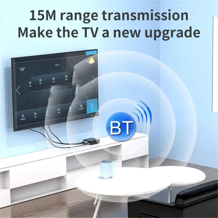 BT-21 NFC Bluetooth-compatible Receiver Transmitter 3.5mm AUX Jack RCA Wireless Adapter for Car Audio Speaker - 5
