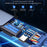 LENTION CE18HCR Cloud Ala Series Portable USB Hub Adapter Type-C Docking Station with USB+HD 4K / 30Hz+SD / TF+PD 100W - Blue - 6