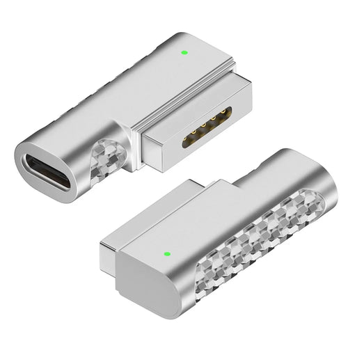 Compatible with MagSafe 2 to USB-C Female Adapter for MacBook Pro Air Type-C Converter Supports PD Fast Charge - 1