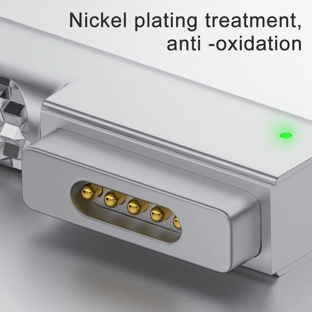 Compatible with MagSafe 2 to USB-C Female Adapter for MacBook Pro Air Type-C Converter Supports PD Fast Charge - 4