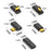 Type-C Female to Type-C Male Middle Angled Converter 40Gbps 240W Fast Charging Mini Adapter - 7