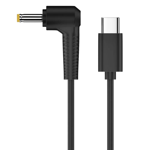 Type-C to DC Power Cord 20V 4.8 x 1.7mm PVC Power Cable Converter for Routers, Cameras, TV Box, Desk Lamps - 1