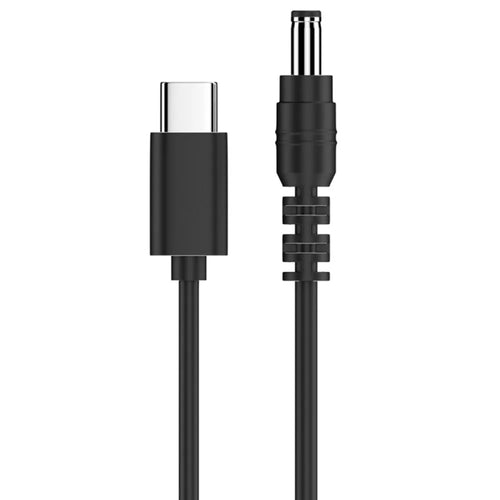 12V 5.5 x 2.1mm Type-C to DC Power Cable PVC Flexible Power Cord Adapter for Small Fan, Cameras, TV Box, Desk Lamps - 1